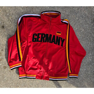 Men’s Germany Soccer Futbol Track Warm Up Jacket XL Flag World Cup Track 5Sun